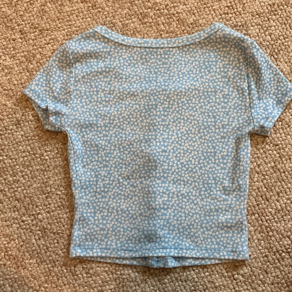 Button down crop tee - Picture 2 of 3